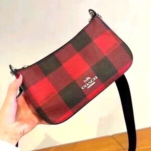 Buffalo Plaid Coach Purse
